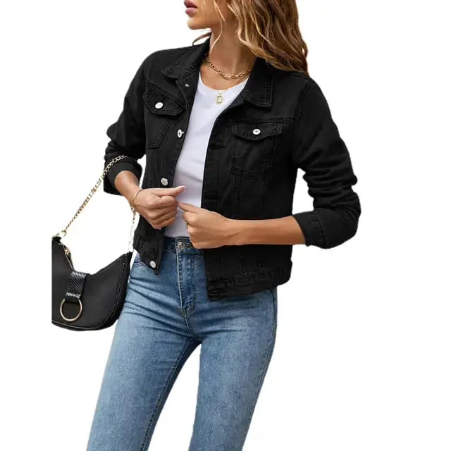 Women's Classic Denim Jacket – Stylish & Versatile