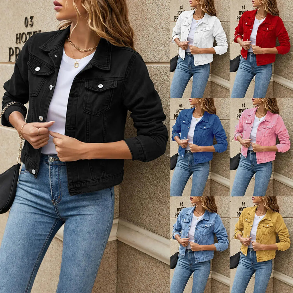 Women's Classic Denim Jacket – Stylish & Versatile