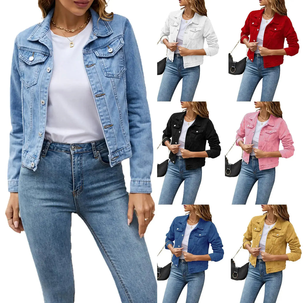Women's Classic Denim Jacket – Stylish & Versatile
