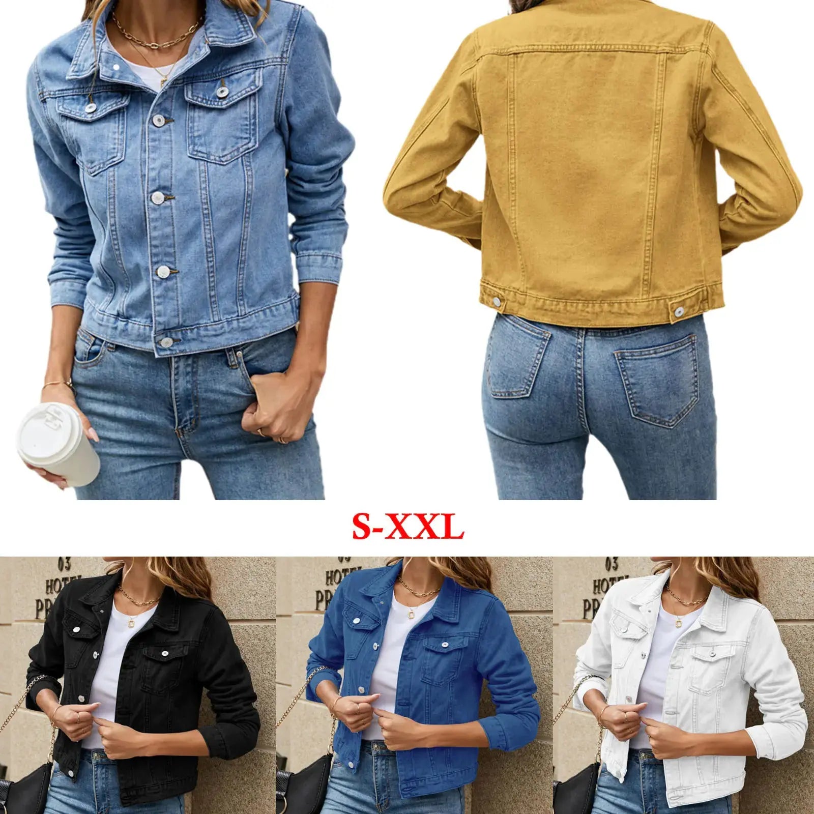 Women's Classic Denim Jacket – Stylish & Versatile