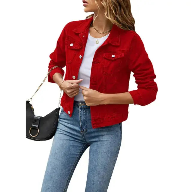 Women's Classic Denim Jacket – Stylish & Versatile