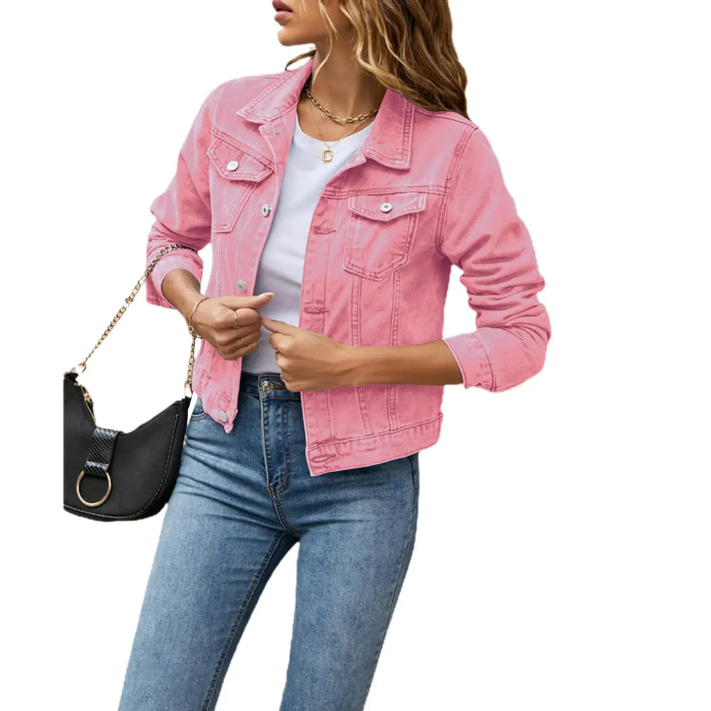 Women's Classic Denim Jacket – Stylish & Versatile