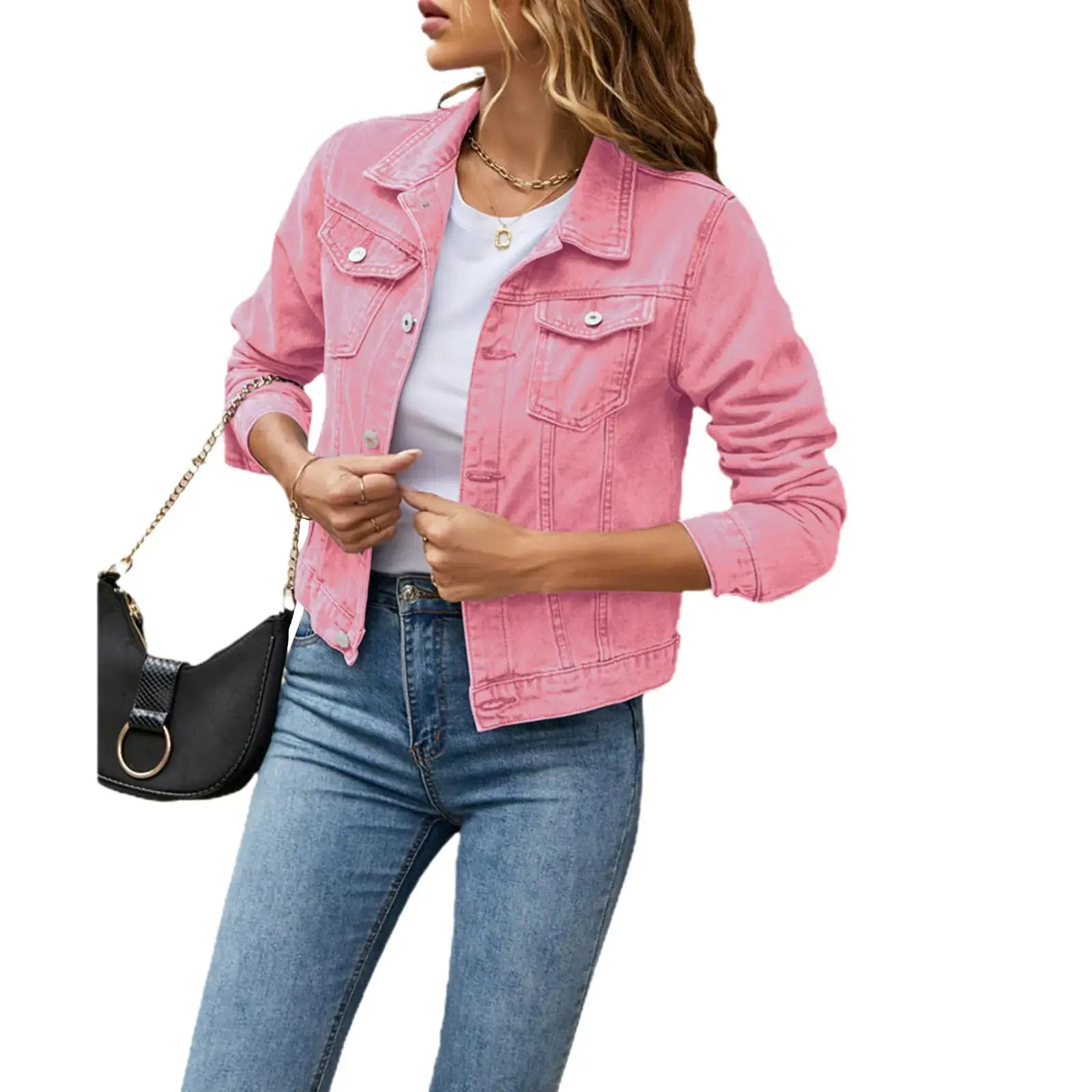 Women's Classic Denim Jacket – Stylish & Versatile