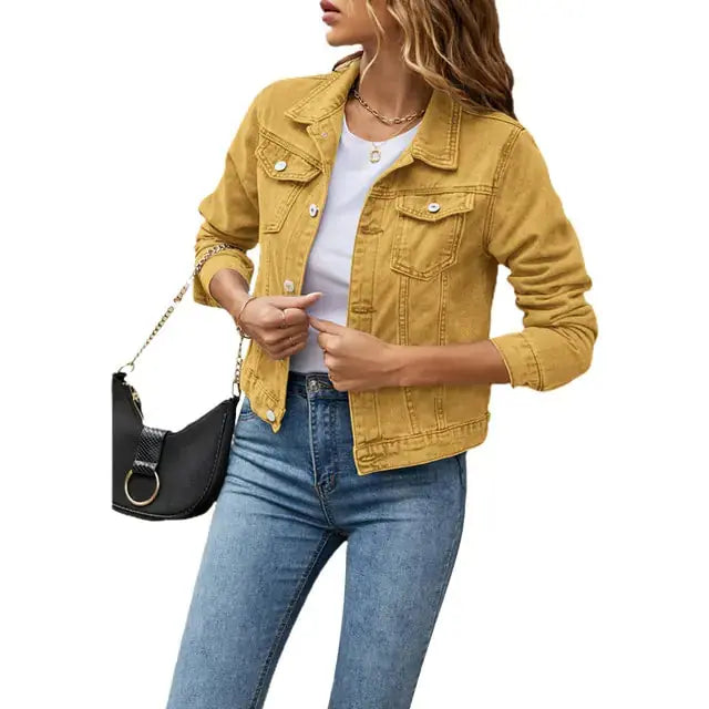 Women's Classic Denim Jacket – Stylish & Versatile