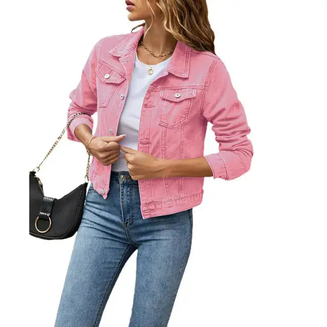 Women's Classic Denim Jacket – Stylish & Versatile