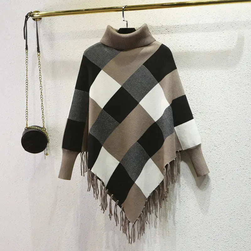 Women's Cozy Turtleneck Pullover – Stylish & Warm