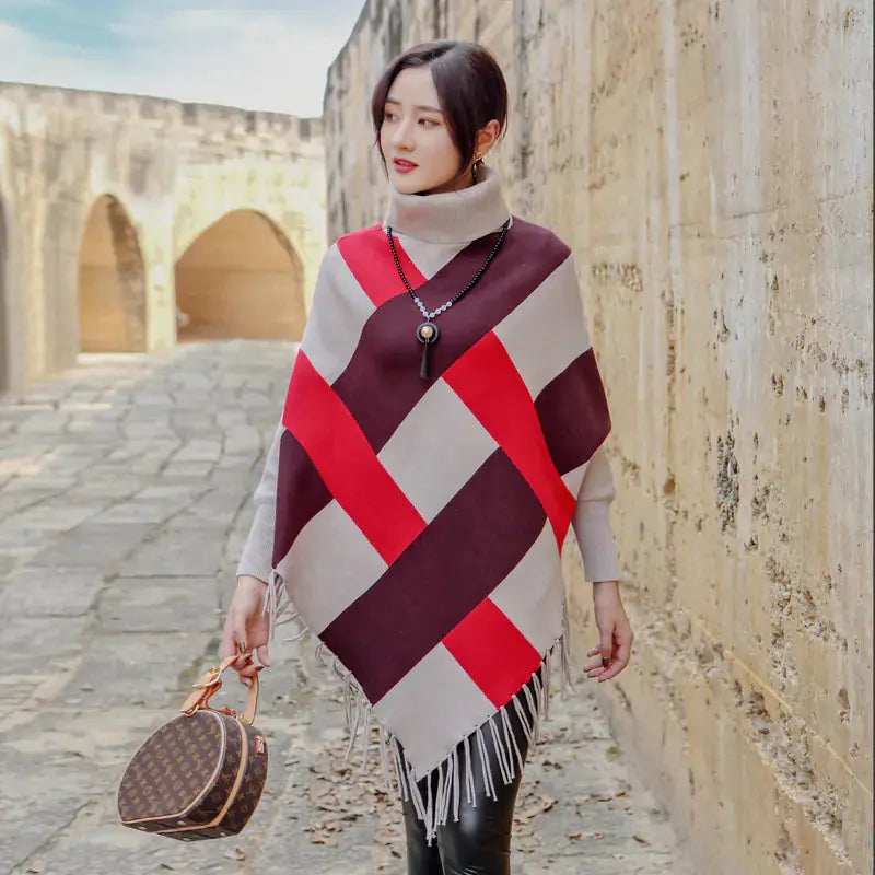 Women's Cozy Turtleneck Pullover – Stylish & Warm