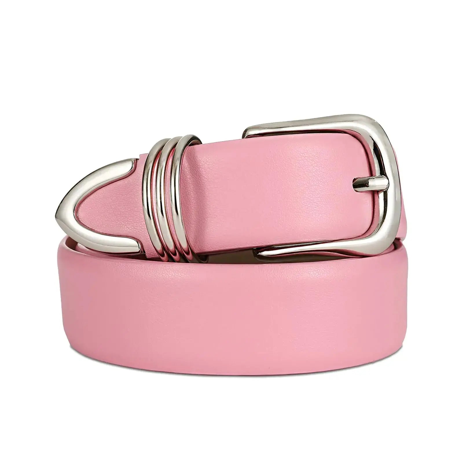 Women's Leather Belts with Gold Buckle - Leather Waist Belt | Elegant Ladies Belts for Jeans Dress & Casual Wear