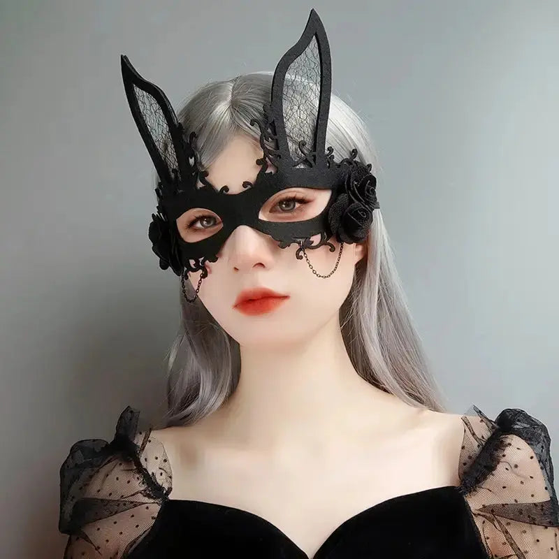 Women's Masquerade Facewear – Elegant & Mysterious