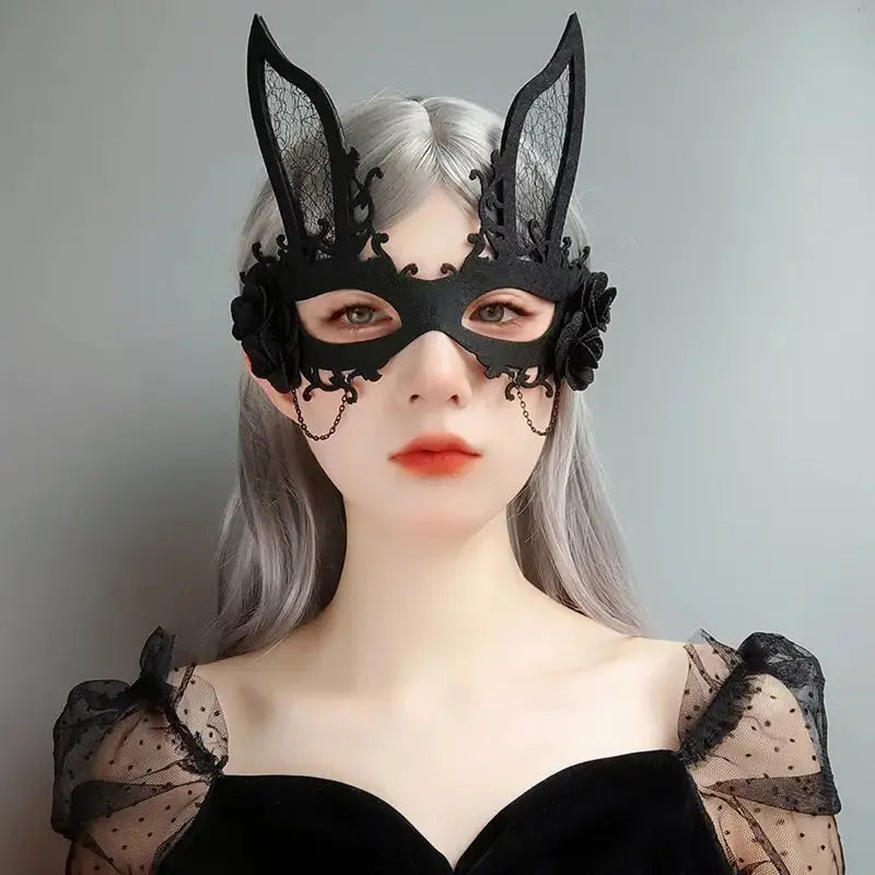 Women's Masquerade Facewear – Elegant & Mysterious