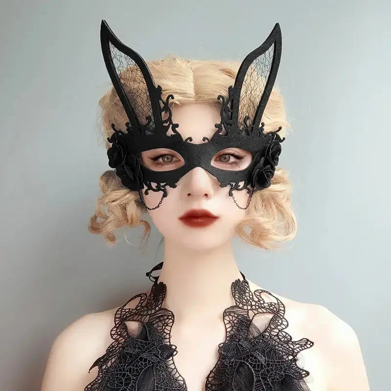 Women's Masquerade Facewear – Elegant & Mysterious