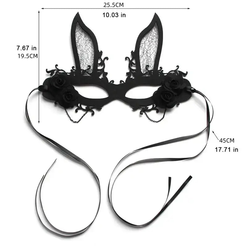 Women's Masquerade Facewear – Elegant & Mysterious
