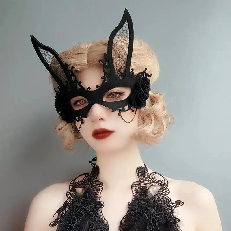 Women's Masquerade Facewear – Elegant & Mysterious