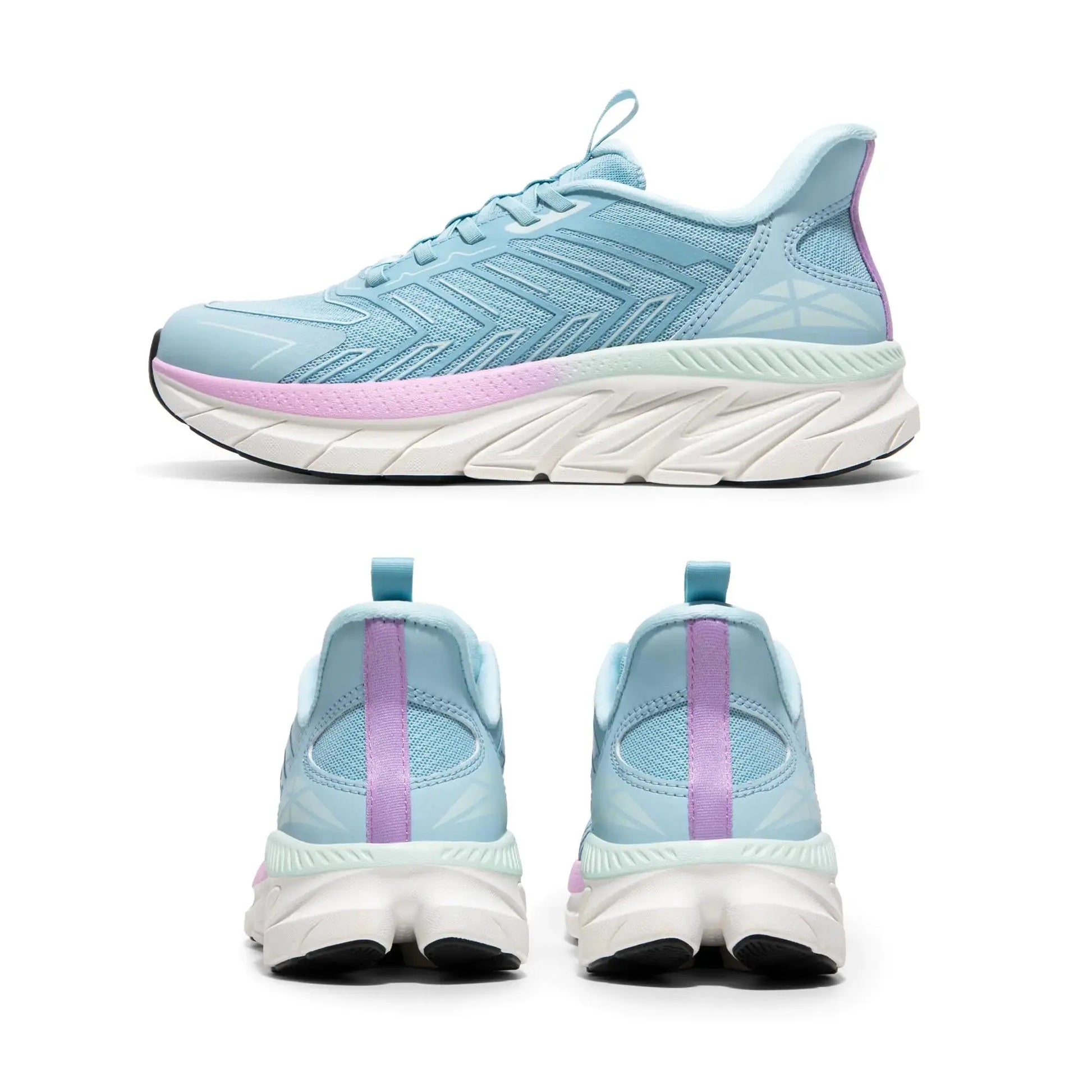 Women's Slip-On Walking Shoes | Running Active Cushion Non-Slip Sneakers | Athletic Gym Workout Cross Training Shoes