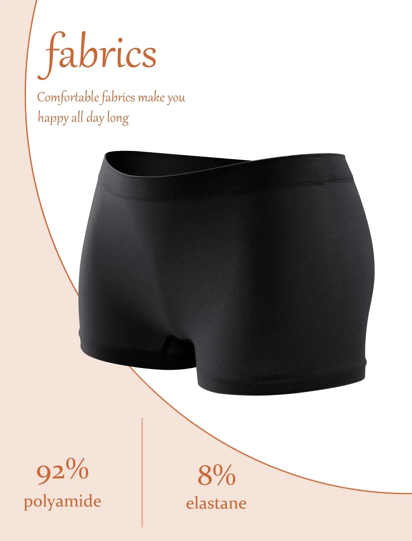 Womens Boyshorts Underwear Seamless Boxer Briefs Full Coverage Soft Stretch Boxer Shorts For Women