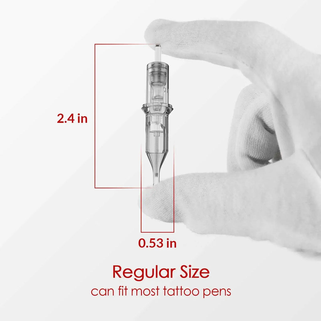 Wormhole Tattoo Cartridge Needles - 50pcs Assorted Tattoo Needle