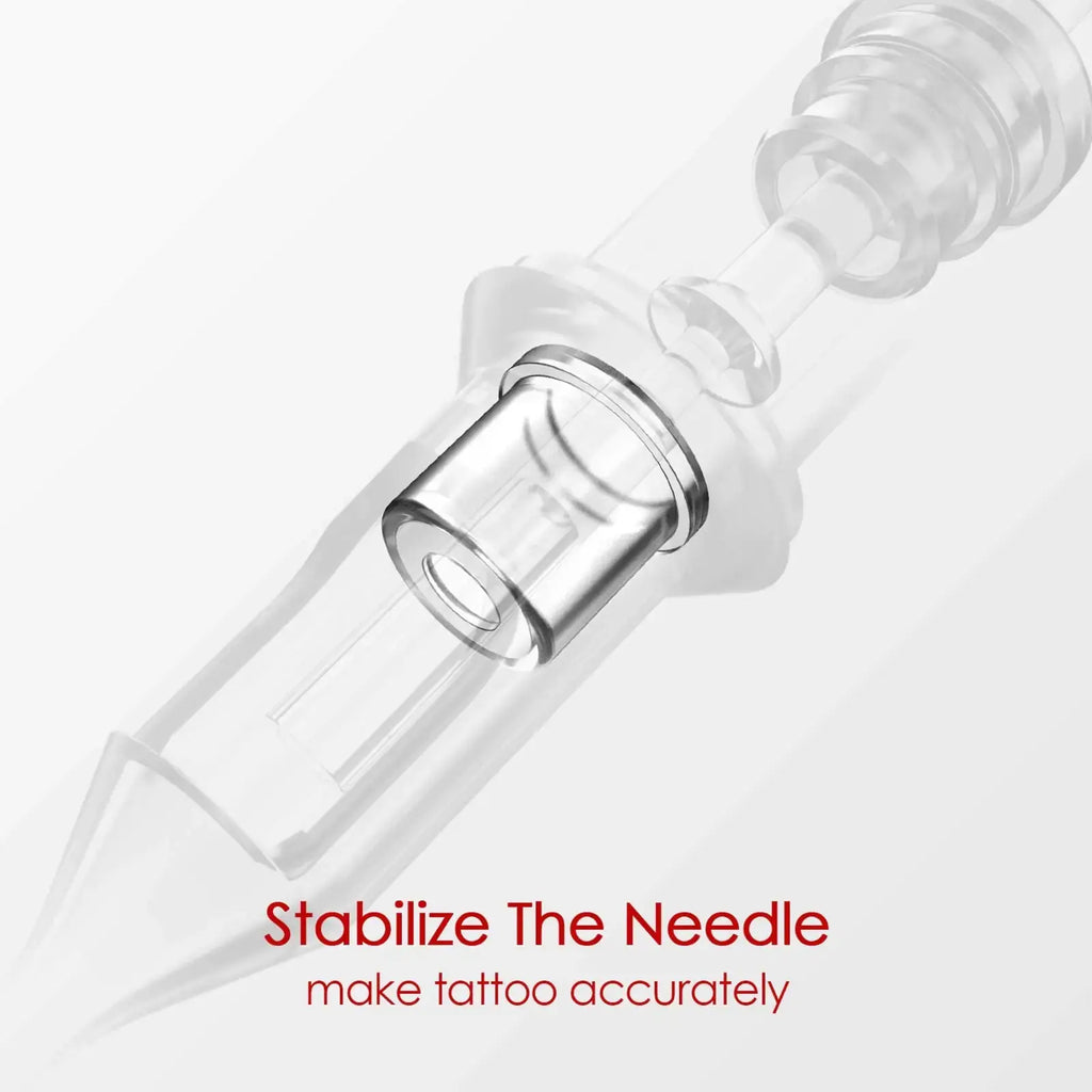 Wormhole Tattoo Cartridge Needles - 50pcs Assorted Tattoo Needle