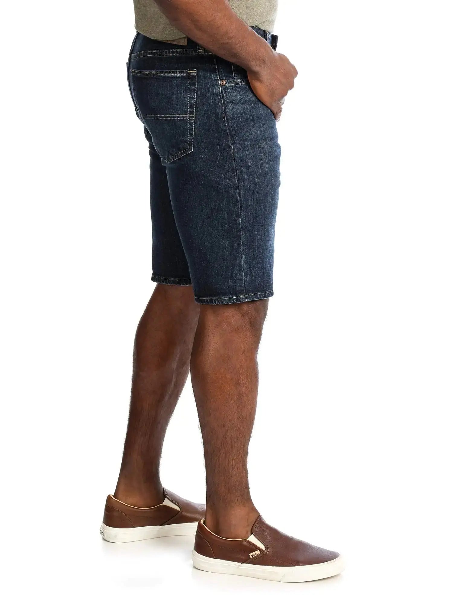Wrangler Authentics mens Comfort Flex Waistband Shorts 36 Flex Dark