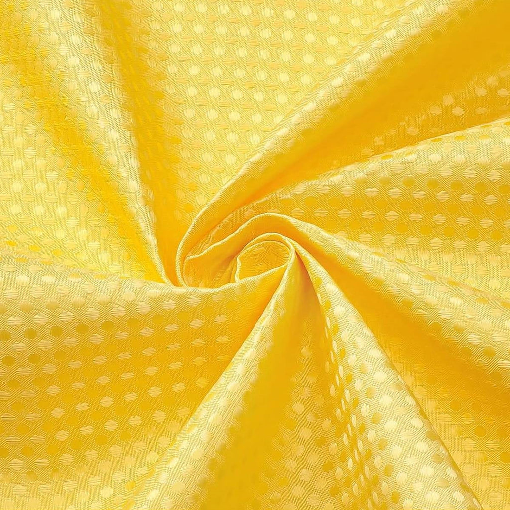 72"W x 84"H Yellow Waffle Textured 3 in 1 Shower Curtain Set