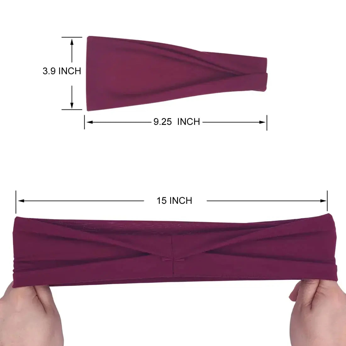 YONUF Fashion Wide Headbands For Women - Yoga Workout Hair Accessories