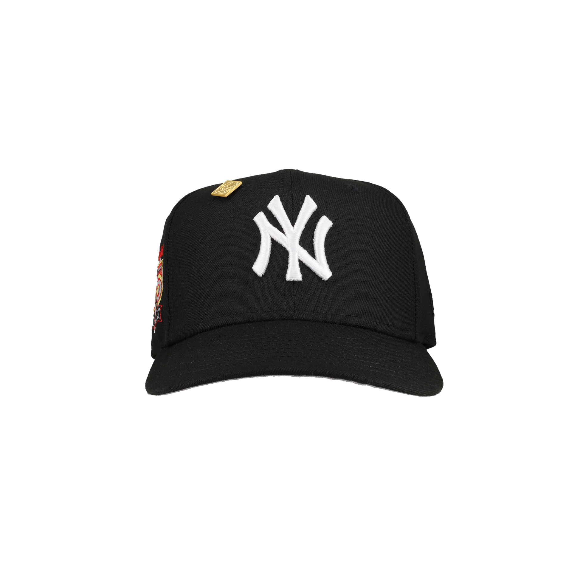 New York Yankees 75th Anniversary Black Metallic 59Fifty Fitted Hat
