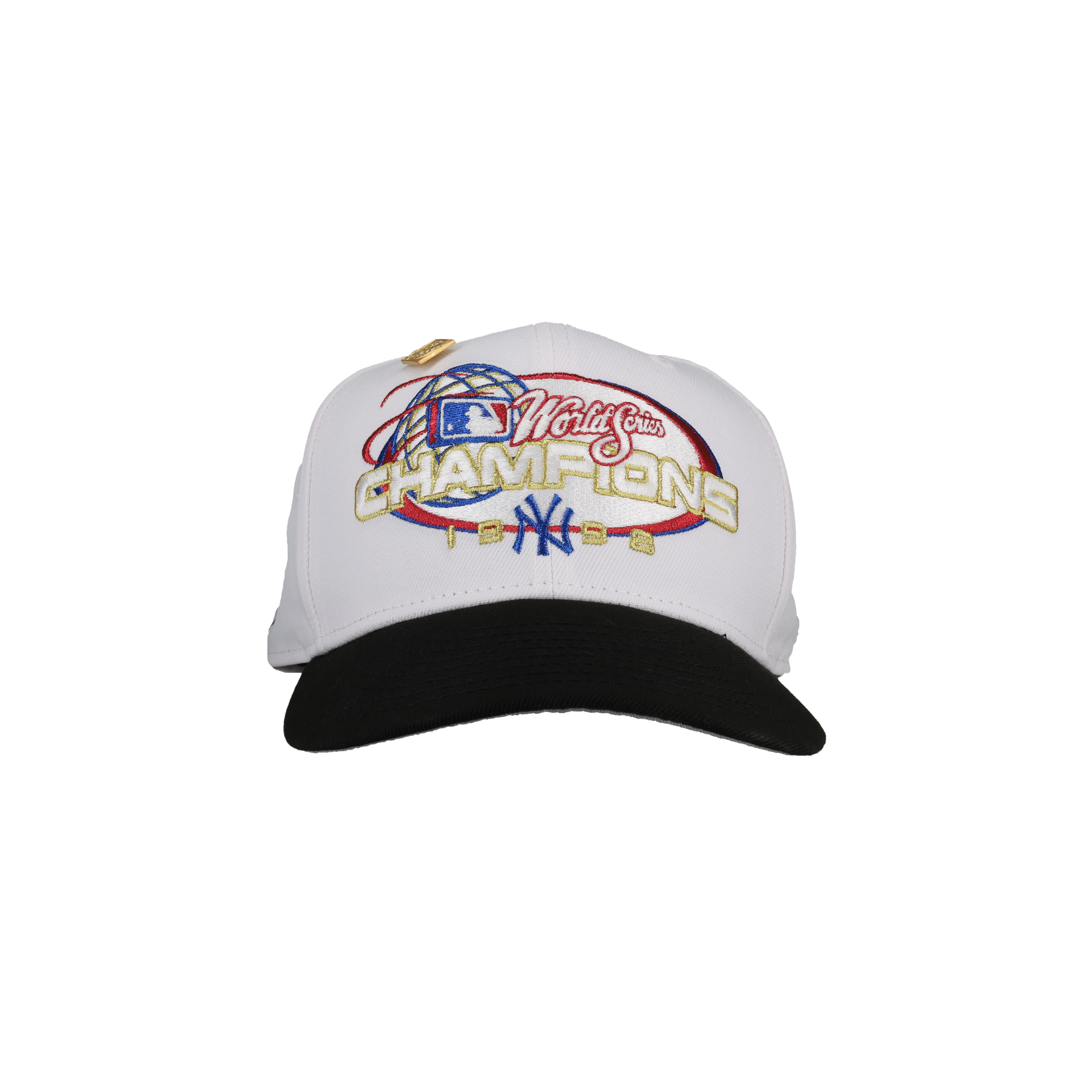 New York Yankees 1998 WS White Dome Metallic 59Fifty Fitted Hat