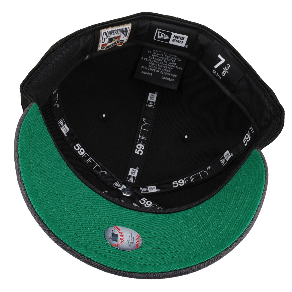 New York Yankees 75th WS Black/Graphite Metallic 59Fifty Fitted Hat