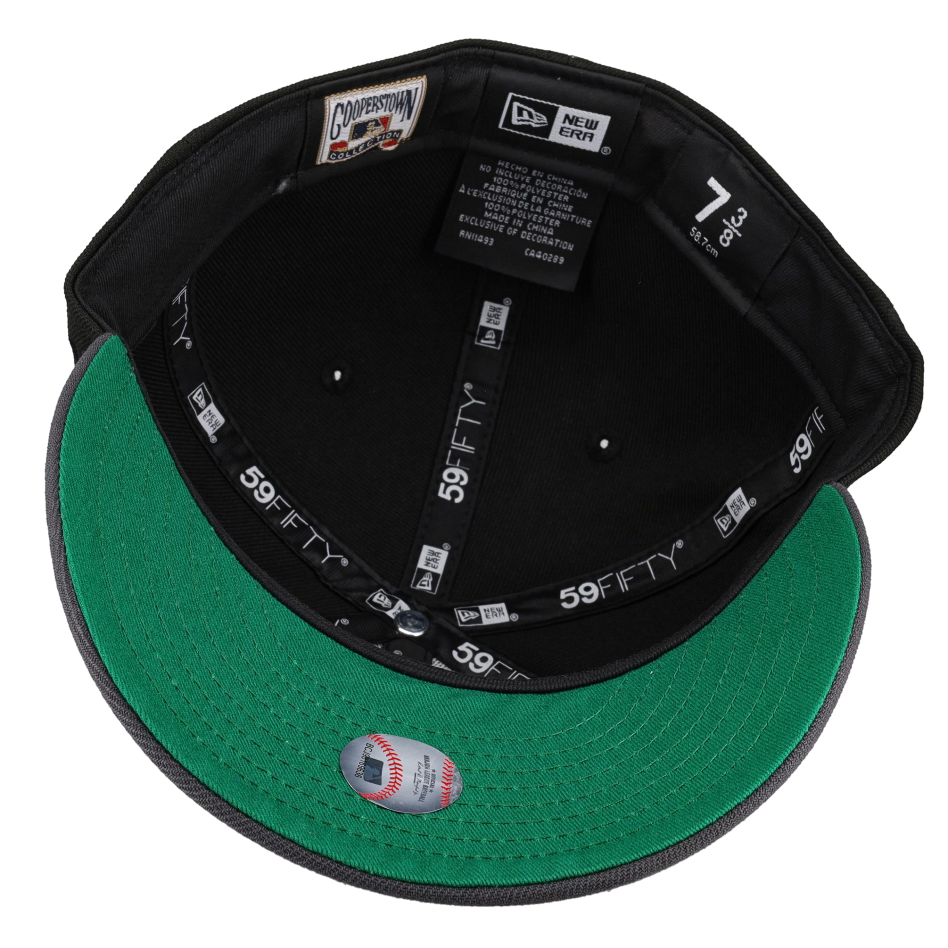 New York Yankees 75th WS Black/Graphite Metallic 59Fifty Fitted Hat