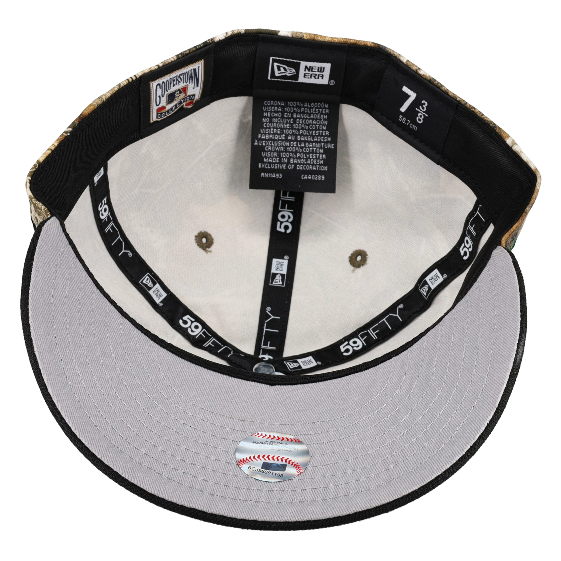 New York Yankees 1999 World Series Real tree/Black 59Fifty Fitted Hat