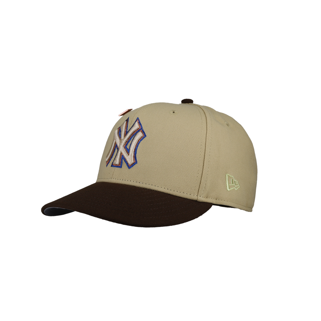 New York Yankees 1975 WS Vegas/Walnut Metallic 59Fifty Fitted Hat