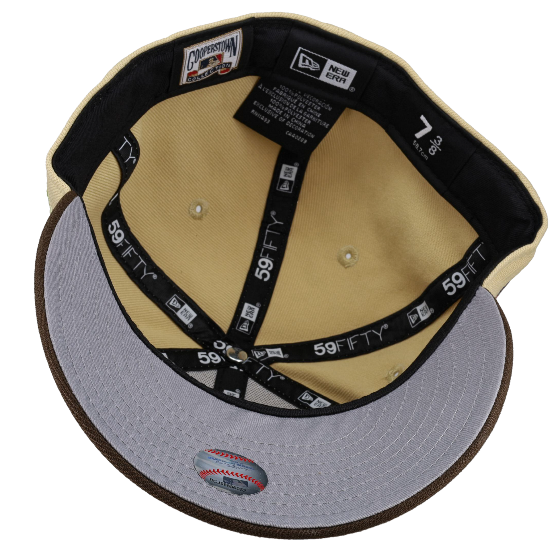 New York Yankees 1975 WS Vegas/Walnut Metallic 59Fifty Fitted Hat
