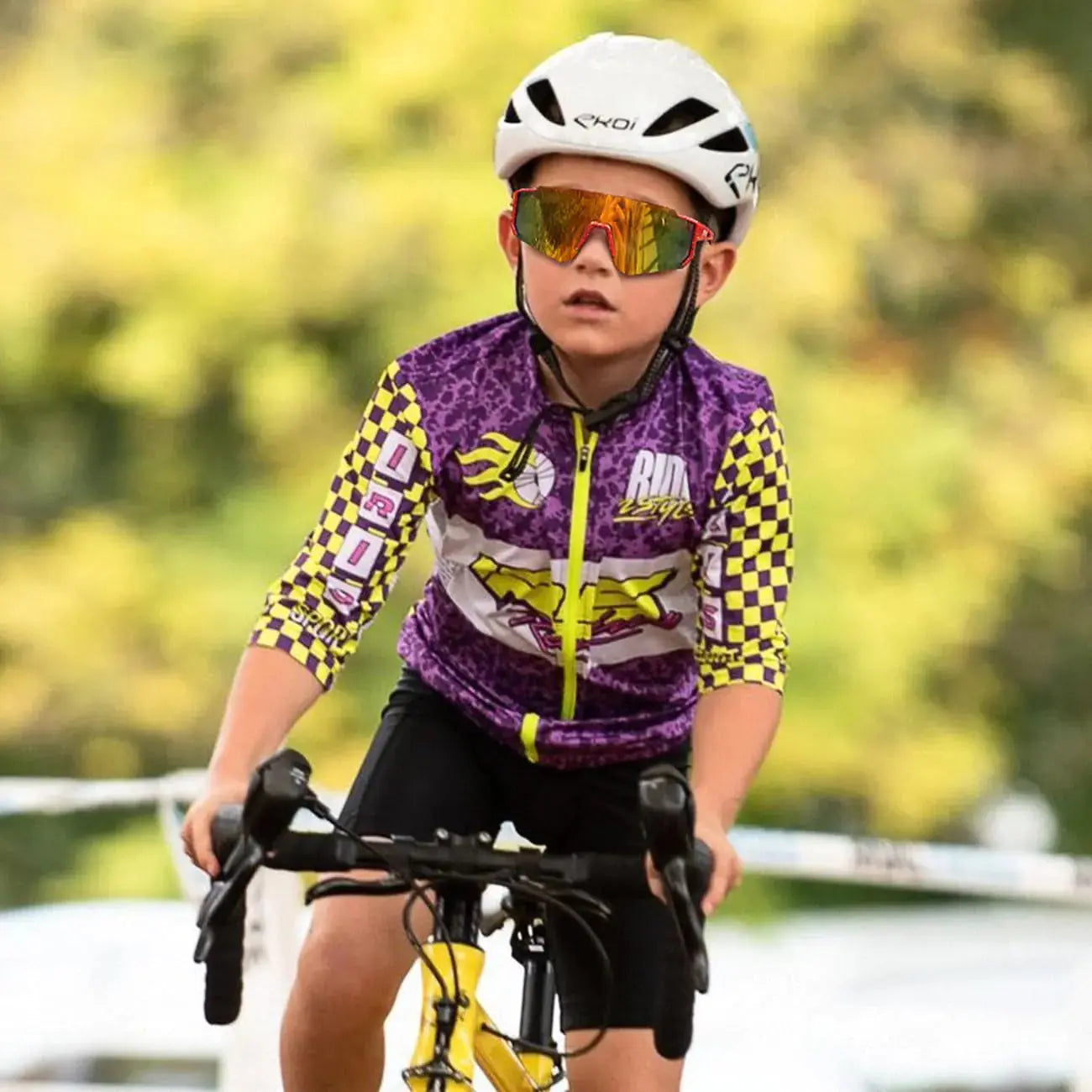 Youth Baseball Sunglasses for Boys & Girls | Softball Cycling Sports Sunglasses for Kids - Lightweight Frame | Age 6-12