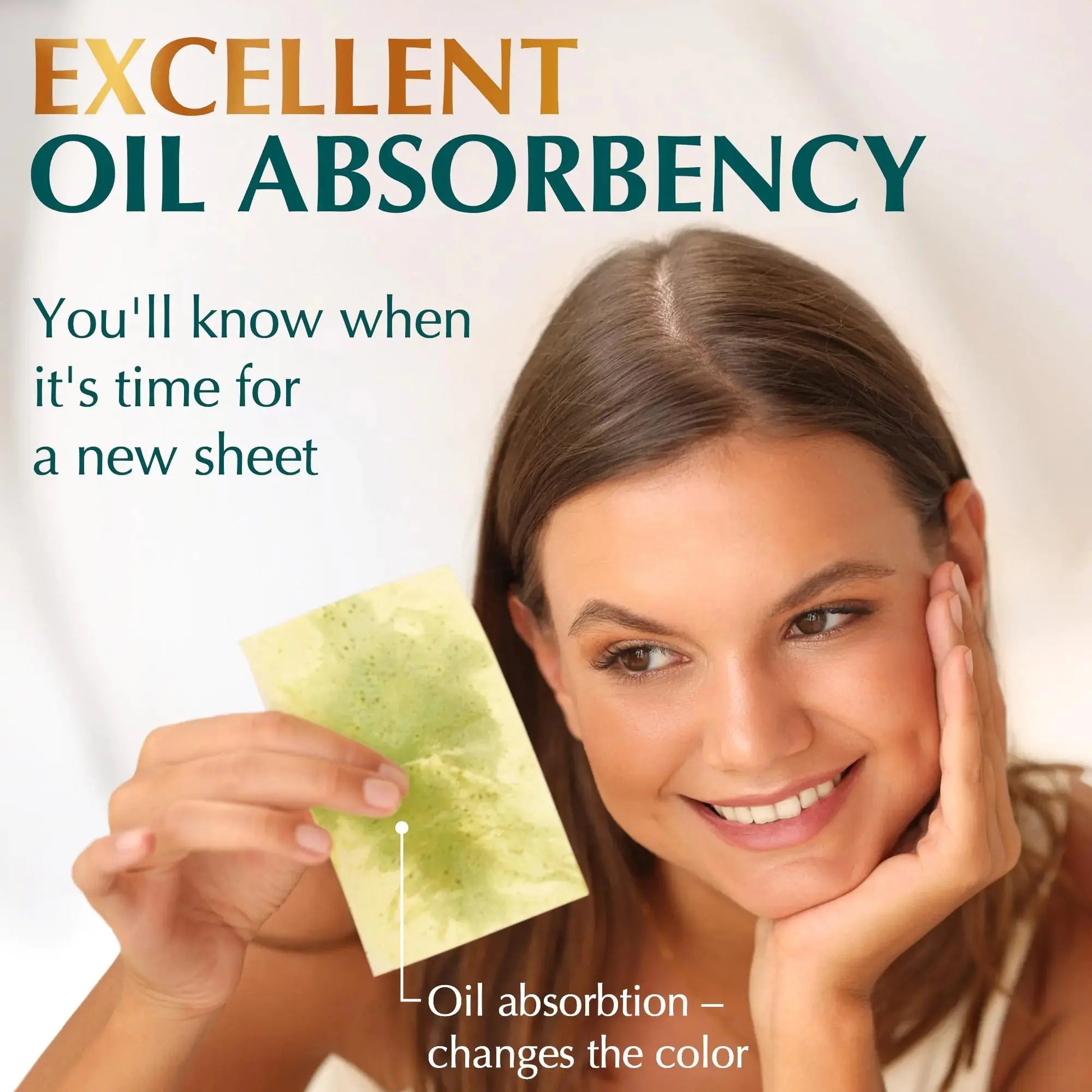 ZOROM'S Natural Green Tea Oil Blotting Sheets for Face | Natural Oil Absorbing Sheets