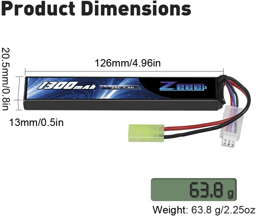 7.4V LiPo Battery