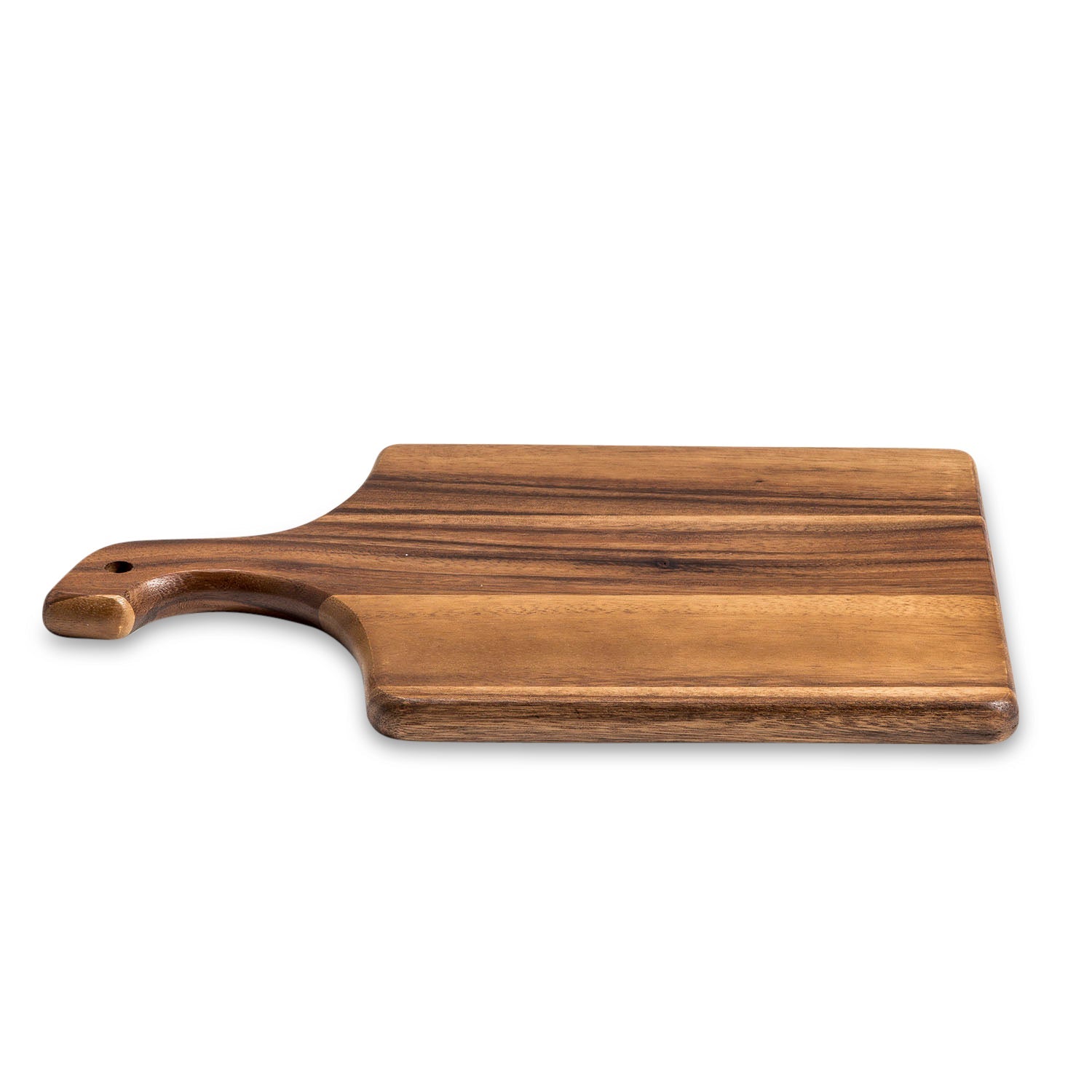 Acacia Wood Cutting Board 9x14 Inch - Charcuterie Serving Board Reversible