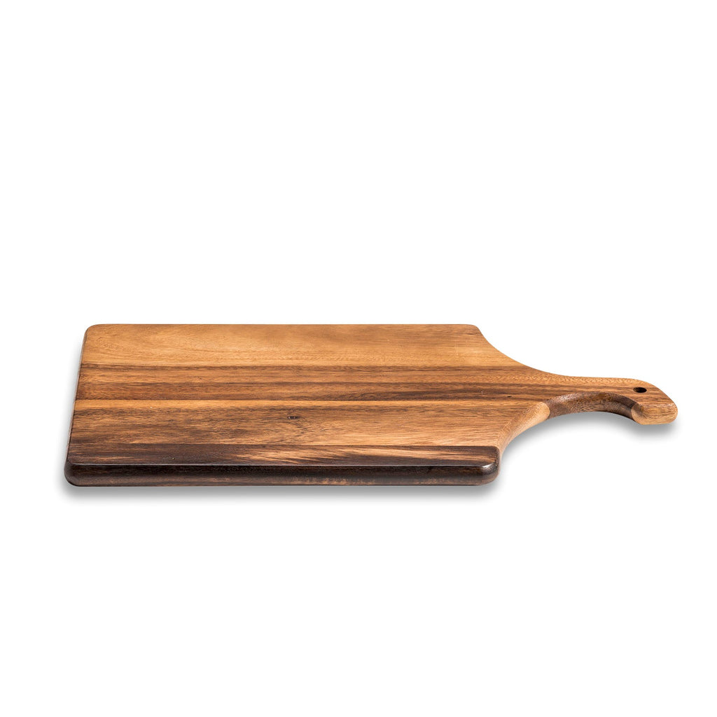 Acacia Wood Slotted Bread Board 10 x 18 Inch Crumb Catching Cutting Board