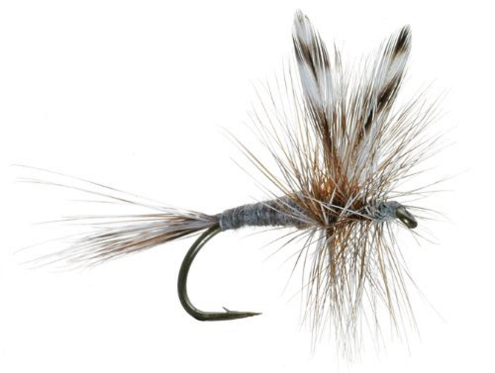 Barbless Adams Classic Dry Fly - Set of 6 - Hook Size 14