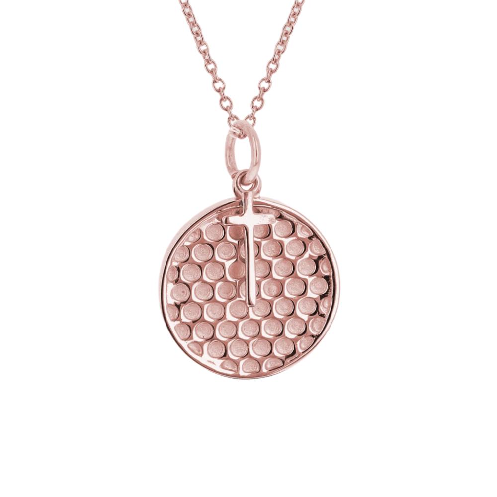 Golf Necklace With Dangle Cross Pendant