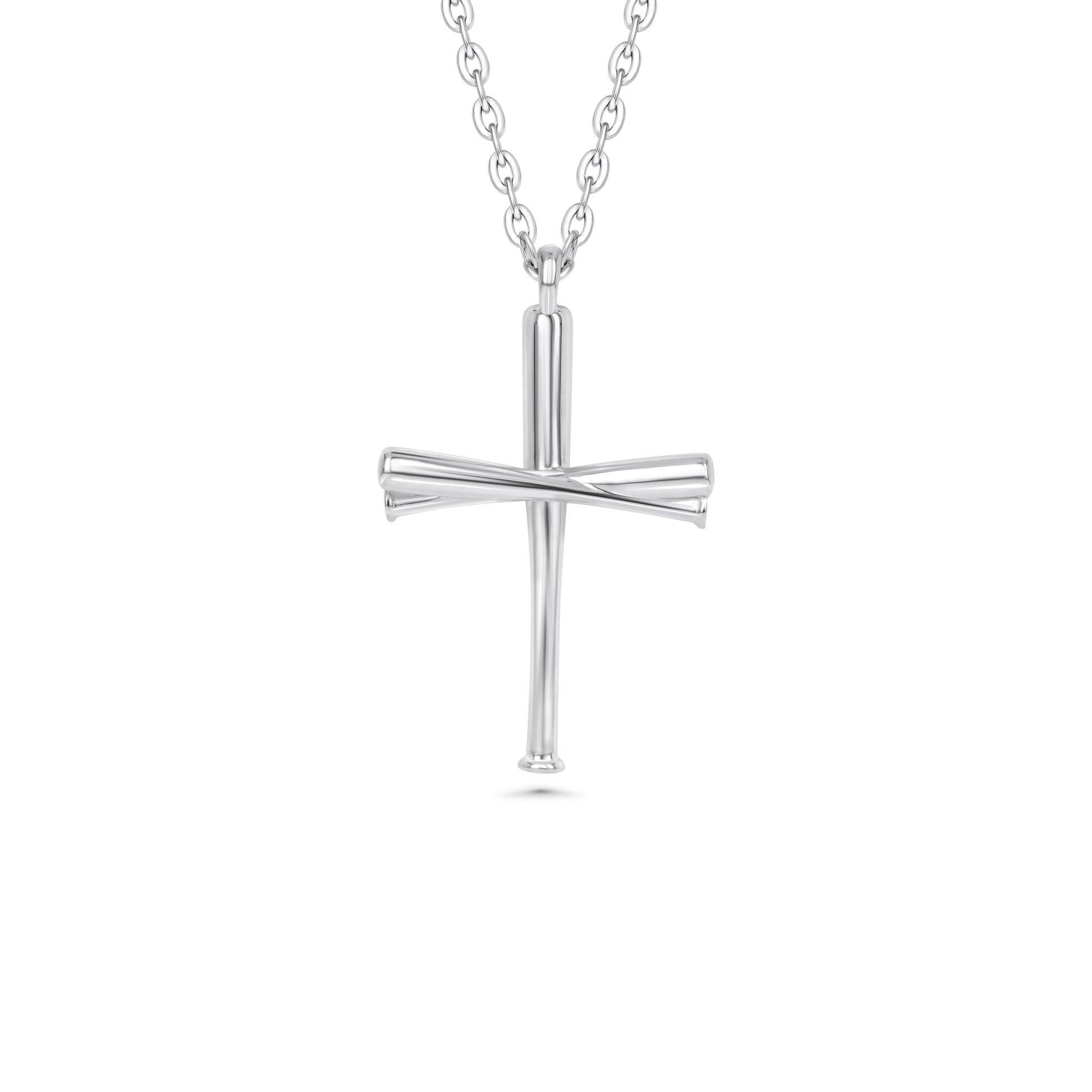 Original Baseball Bat Cross Necklace