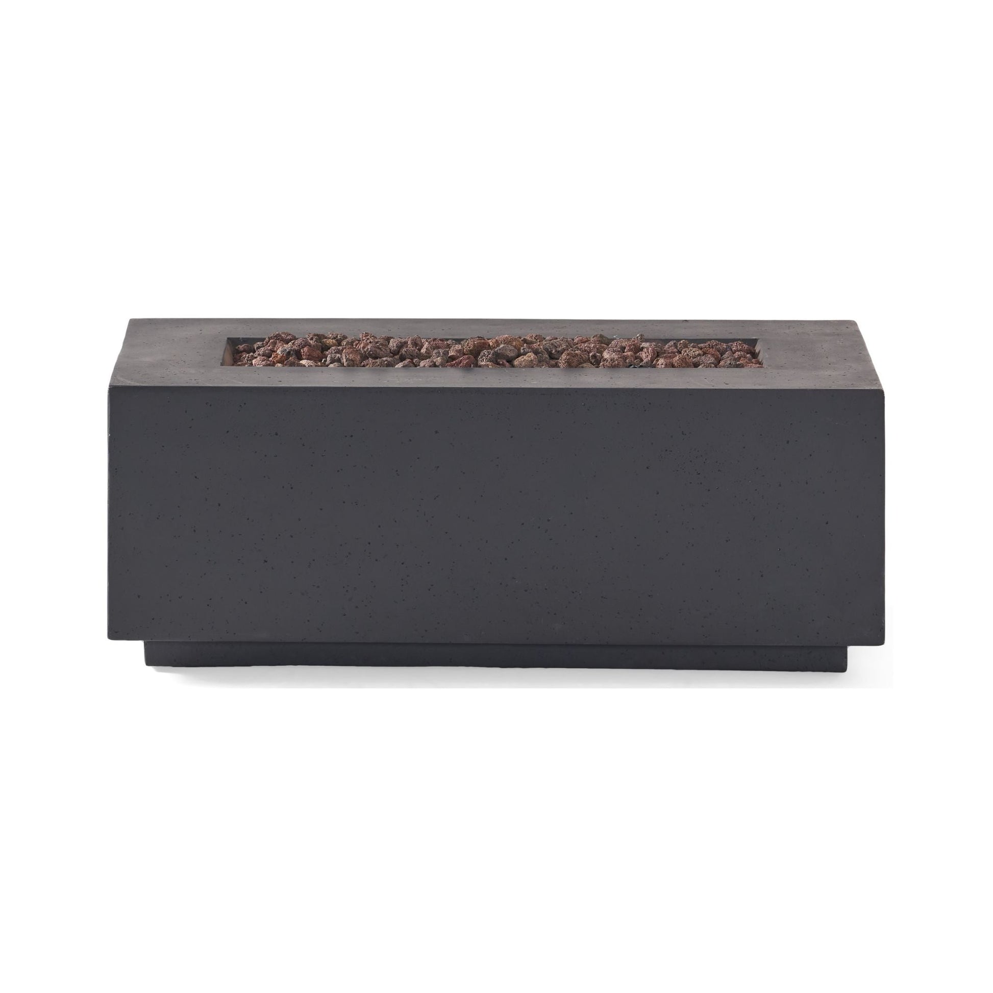 Alora Premium Outdoor Contemporary 40K BTU Rectangular Propane Gas Fire Pit Table (SAK96153)
