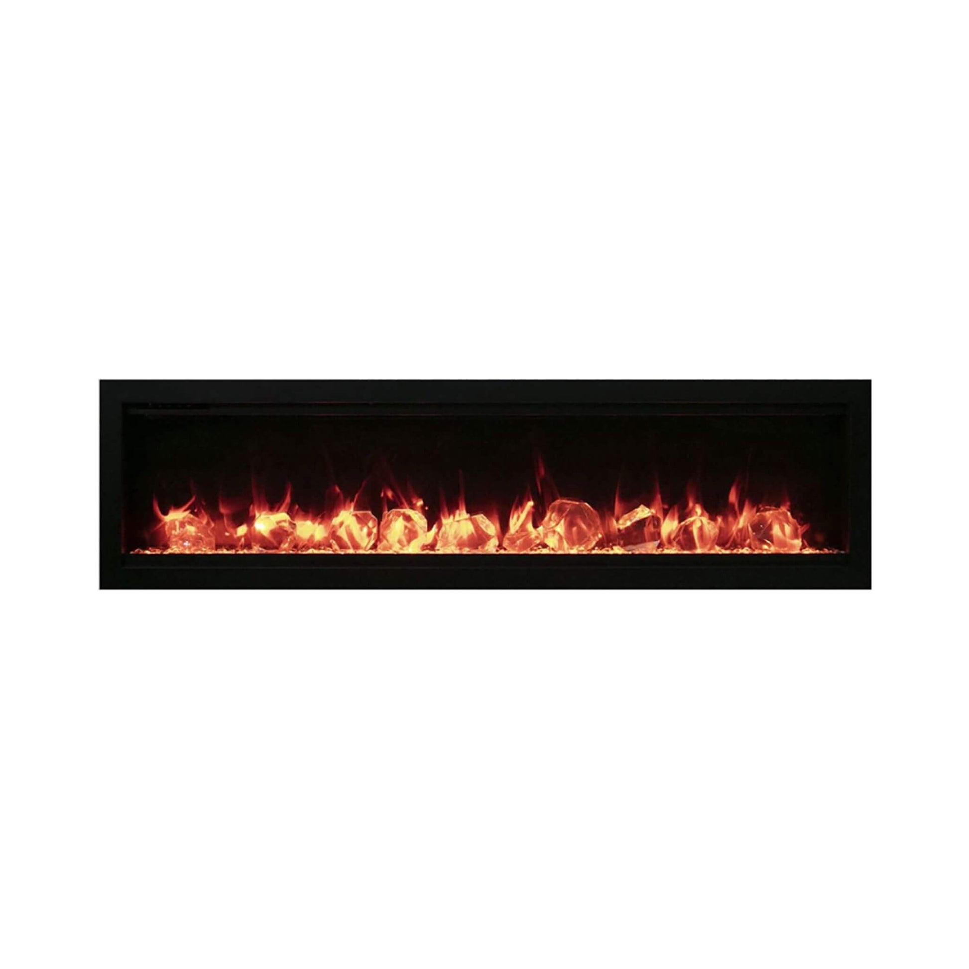 Amantii Symmetry 74-Inch Smart Electric Fireplace With Programmable Timer And Thermostat [SYM-74] (SAK26974)