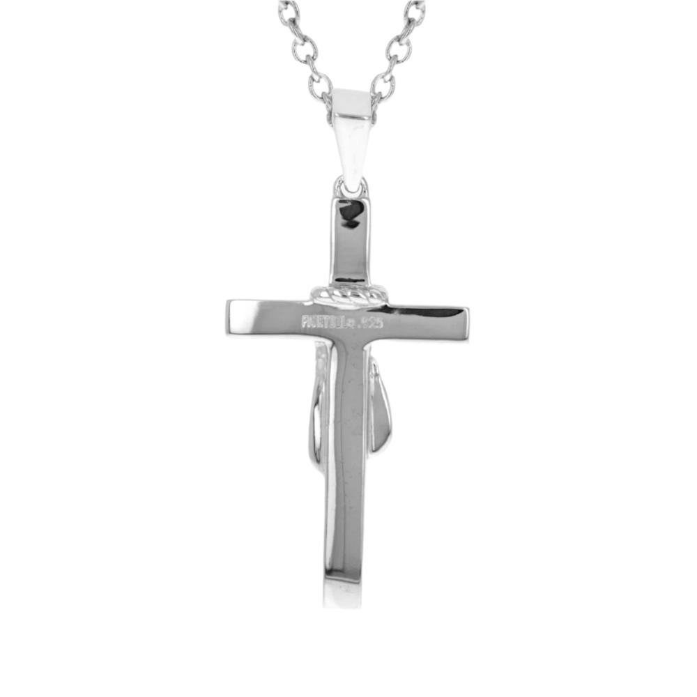 Anchor Punch Boxing Cross Necklace