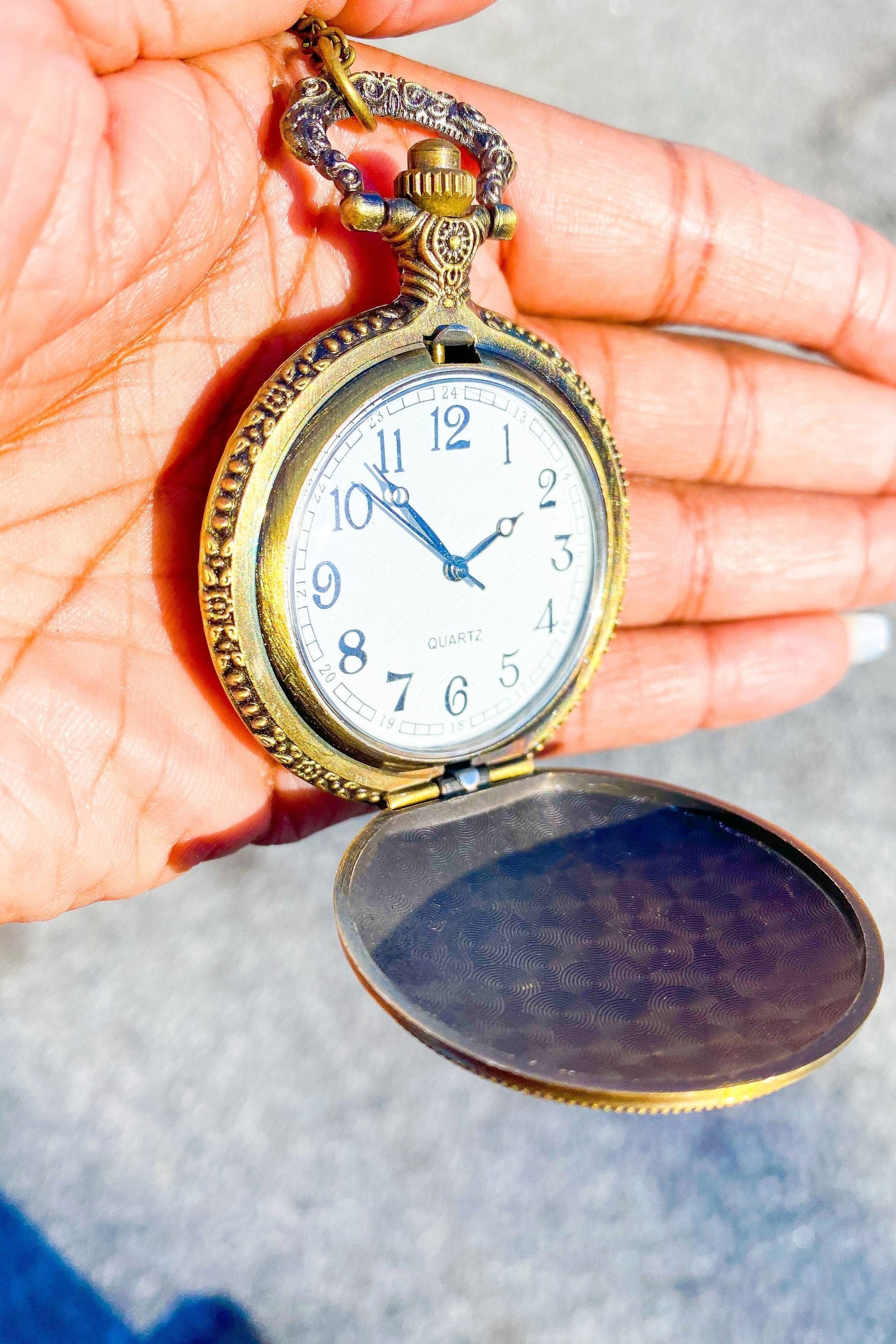 Antique Eiffel Tower Locket Necklace Vintage Paris Charm