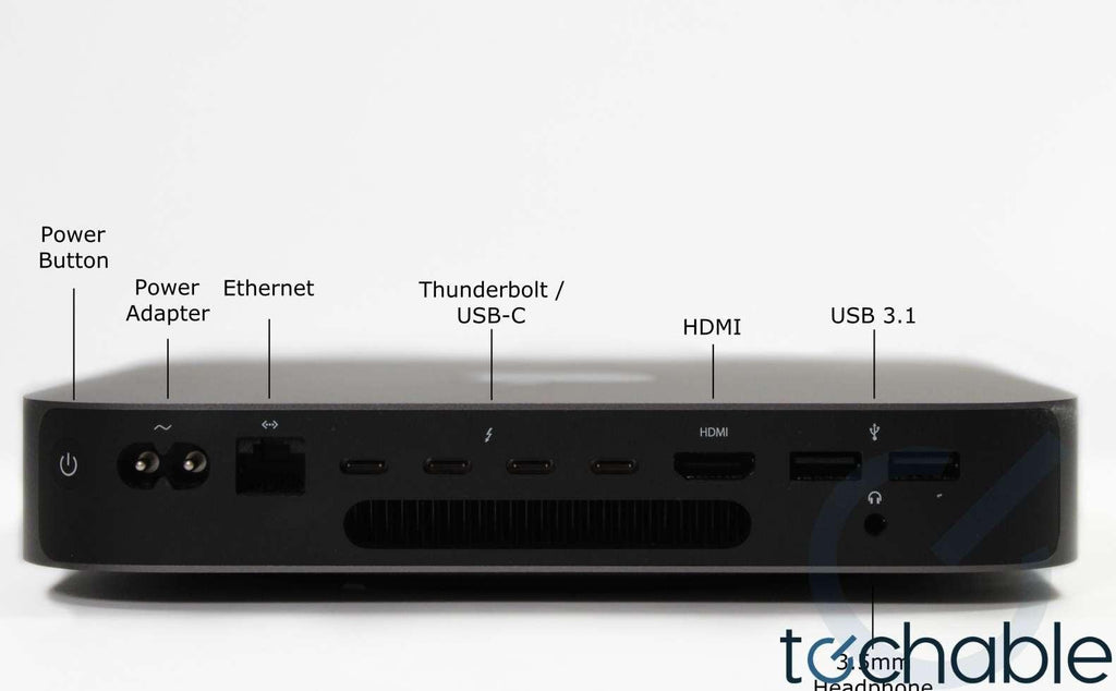 Mac Mini (2018) – Intel Core i7 3.2GHz • 10GbE Ethernet – 64GB RAM 1TB SSD