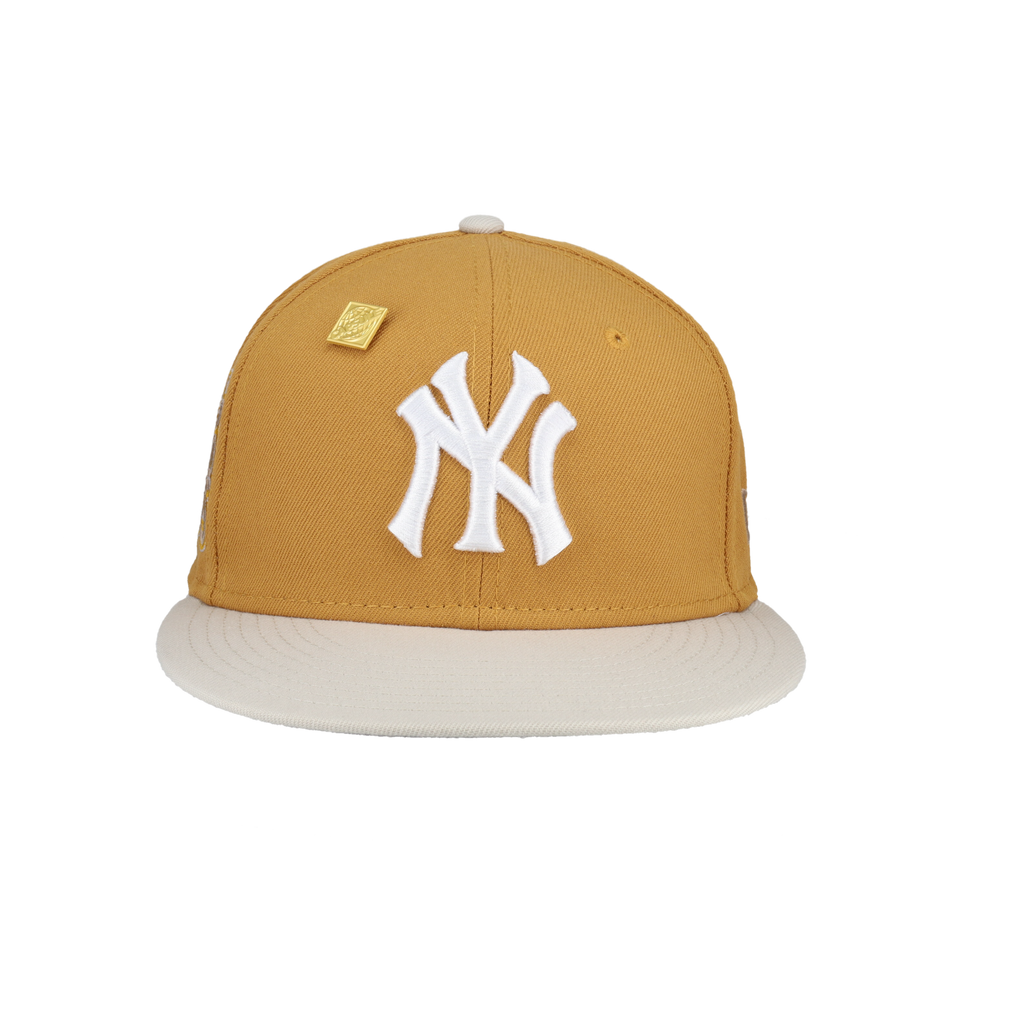 New York Yankees 75th World Series Patch Fitted Hat