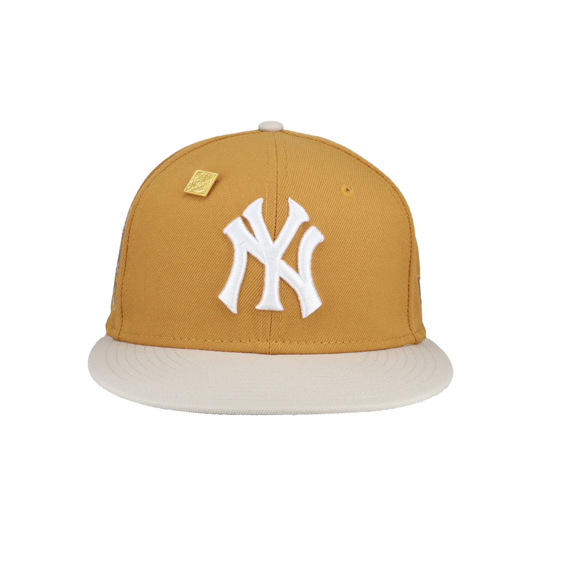 New York Yankees 75th World Series Patch Fitted Hat