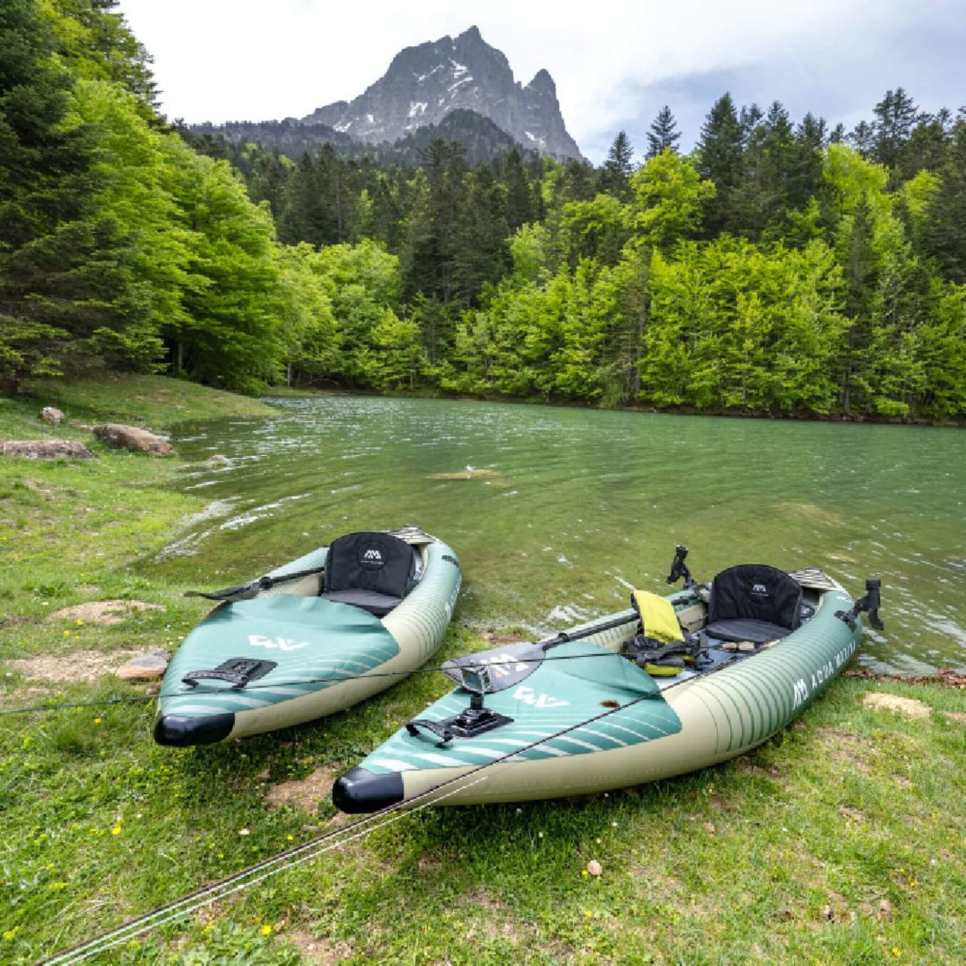 Aqua Marina Caliber 13FT Angling Kayak With Foldable Fishing Seat [Paddle Excluded] [CA-398] (SAK23467)
