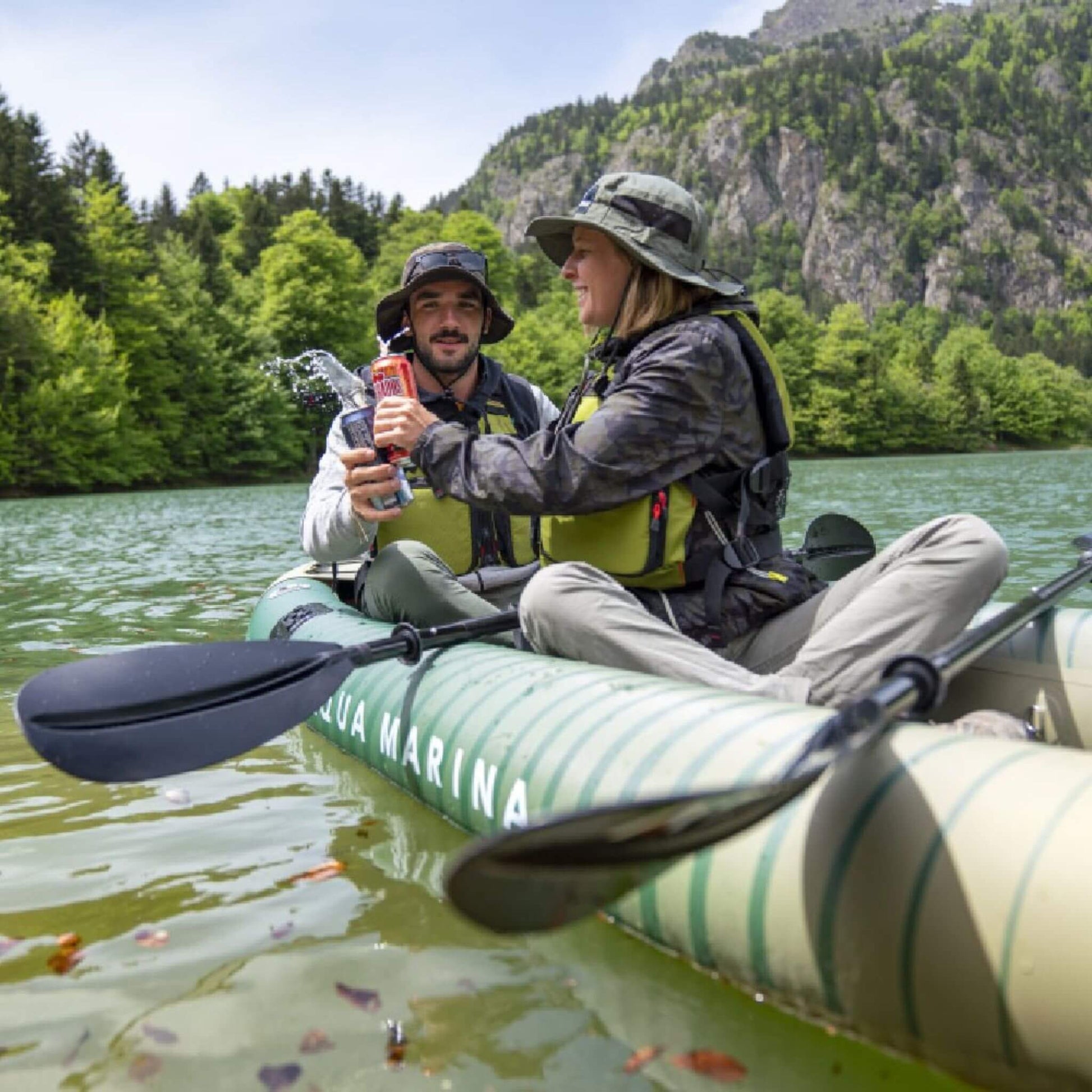 Aqua Marina Caliber 13FT Angling Kayak With Foldable Fishing Seat [Paddle Excluded] [CA-398] (SAK23467)