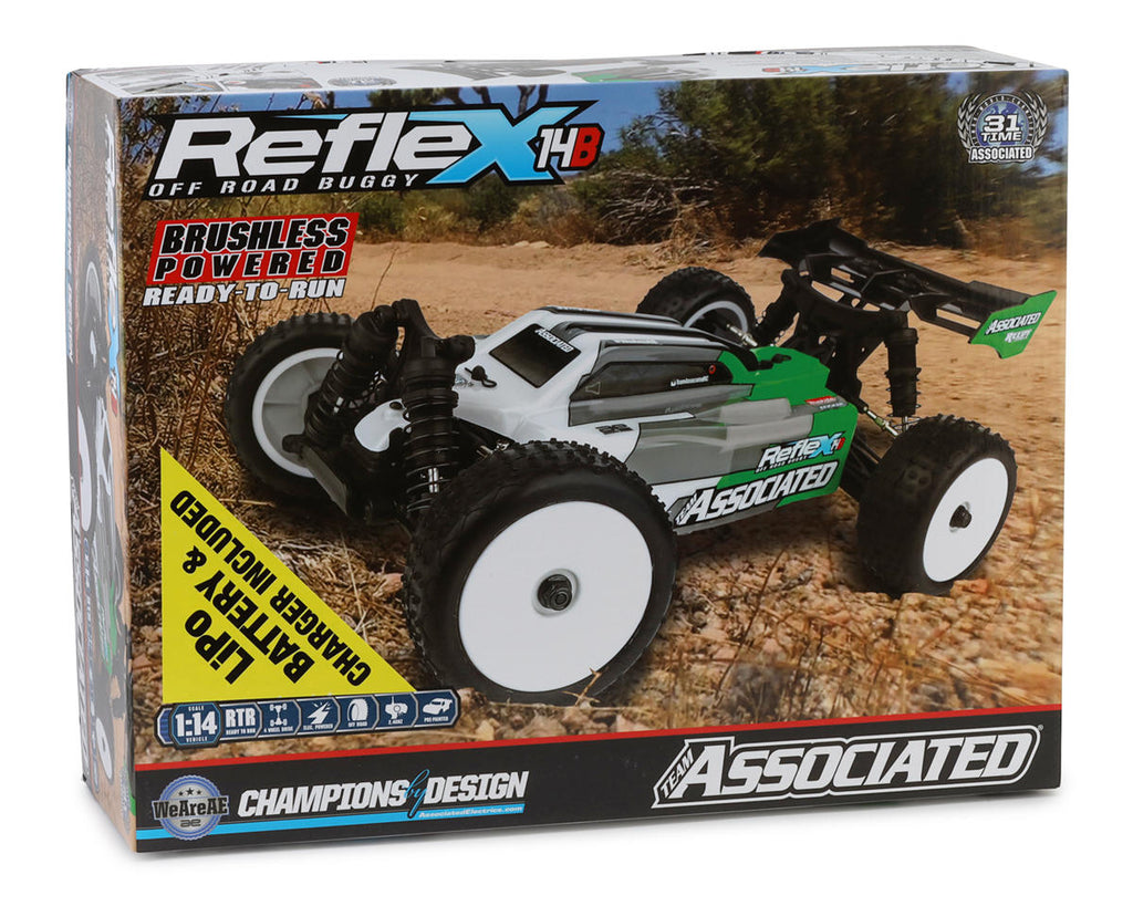 Team Associated Reflex 14B Gamma RTR 1/14 4WD Electric Buggy 2.4GHz LiPo Combo