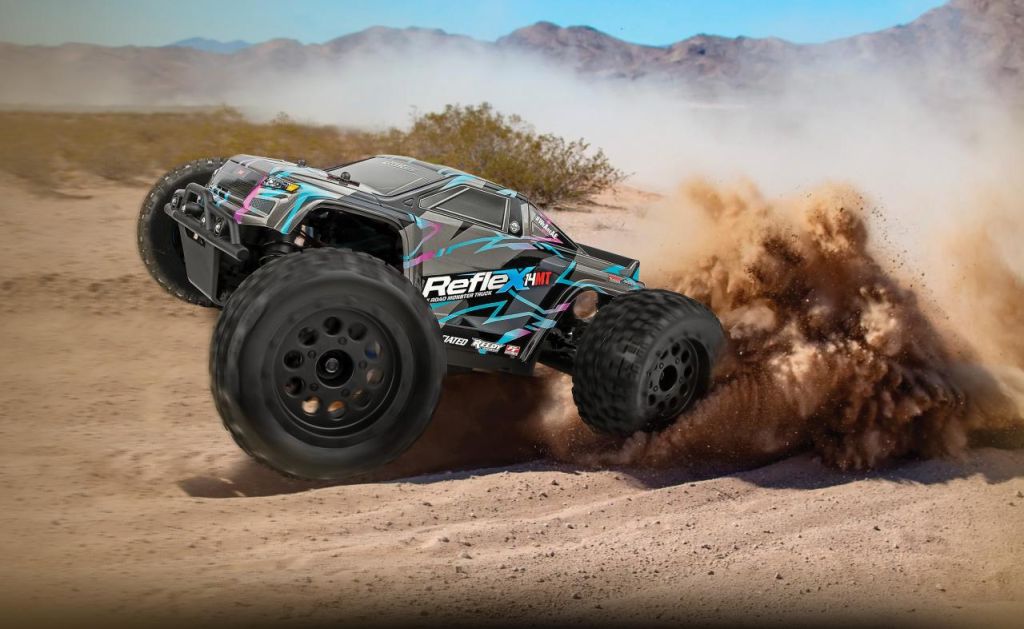 Team Associated Reflex 14MT 1/14 4WD Monster Truck RTR, Blue & Purple 20190